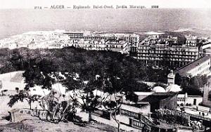 Alger - Esplanade Bab-el-Oued et Jardin Marengo - 1930